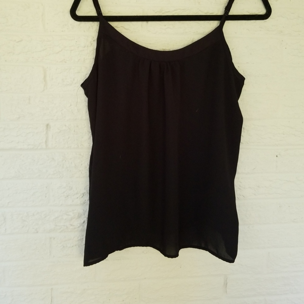 SILK-feel Black camisole by The LIMITED sz XL